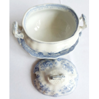 Antieke soepterrine Foley Potterie J.T.W. 1840-1860